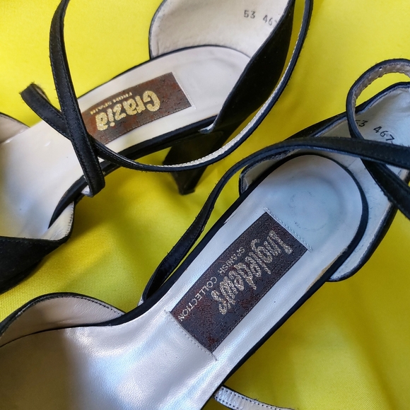 Vintage Leather Black Fabric by INGLEDEWS Spanish Collection Size 7B - Picture 8 of 10